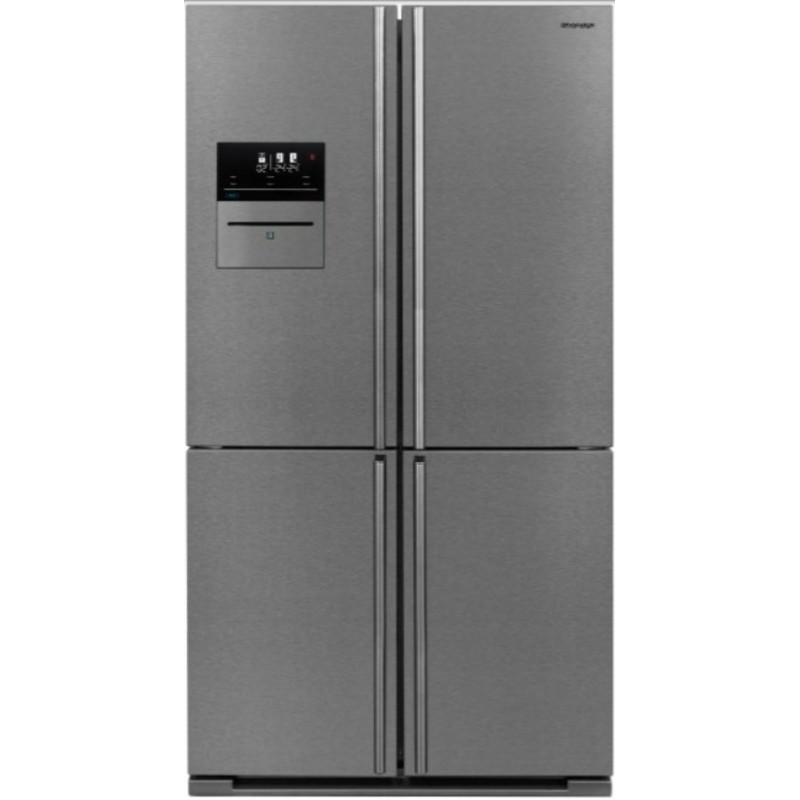 Sharp SJ-FF560EVI side-by-side refrigerator Freestanding 588 L F Stainless steel