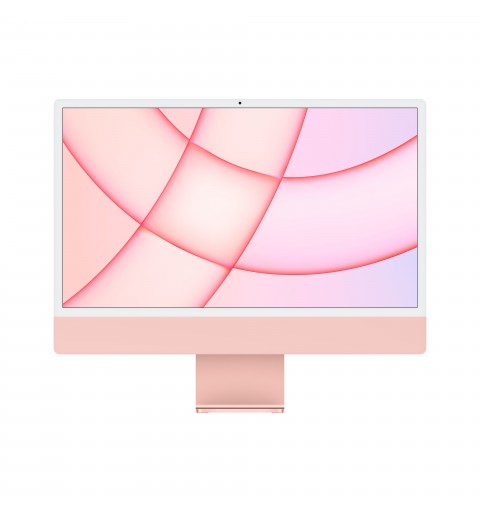 Apple iMac 61 cm (24") 4480 x 2520 Pixeles Apple M 8 GB 256 GB SSD PC todo en uno macOS Big Sur Wi-Fi 6 (802.11ax) Rosa