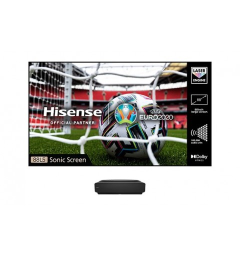 Hisense 88L5VGTUK Fernseher 2,24 m (88 Zoll) 4K Ultra HD Smart-TV WLAN Schwarz, Grau