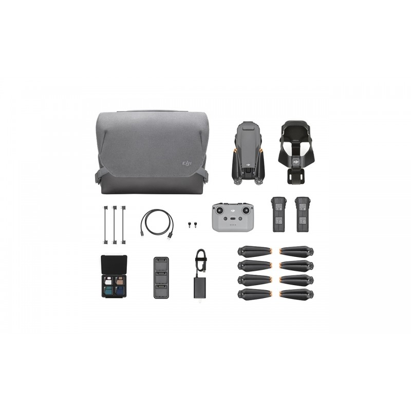 Solectric DJI Mavic 3 Fly More Combo 4 Rotoren Oktocopter 20 MP 3840 x 2160 Pixel 5000 mAh Schwarz, Grau