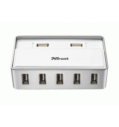 Trust 7 Port USB 2.0 Hub for Mac UK Weiß