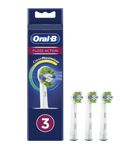 Oral-B FlossAction 80338476 Elektrischer Zahnbürstenkopf 3 Stück(e) Weiß