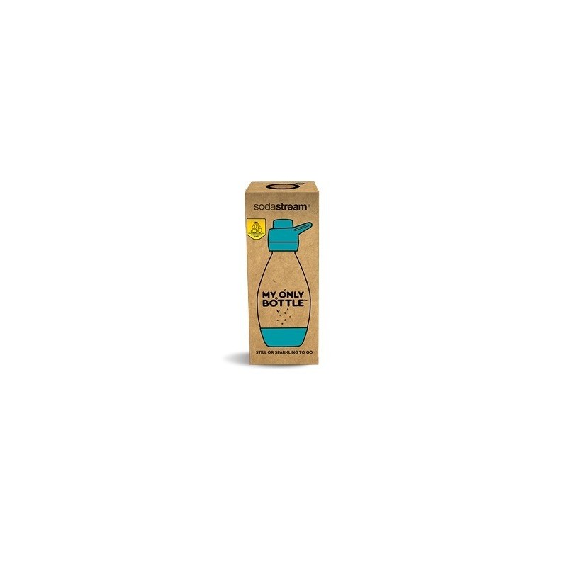 SodaStream My Only Bottle Tägliche Nutzung, Fitness, Sport 500 ml Blau, Transparent