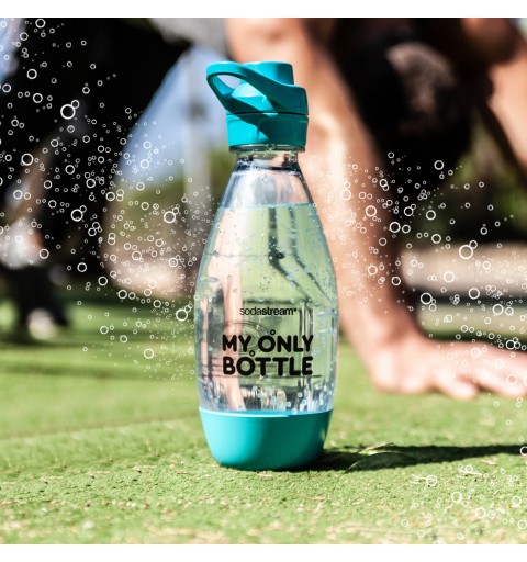 SodaStream My Only Bottle Tägliche Nutzung, Fitness, Sport 500 ml Blau, Transparent