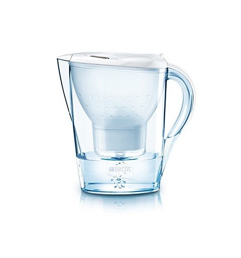 Brita Marella Filtro de agua para jarra 2,4 L Transparente, Blanco