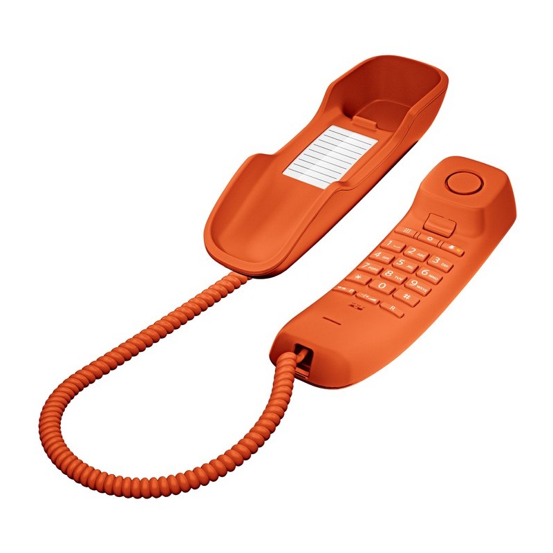 Gigaset DA210 Analoges Telefon Orange