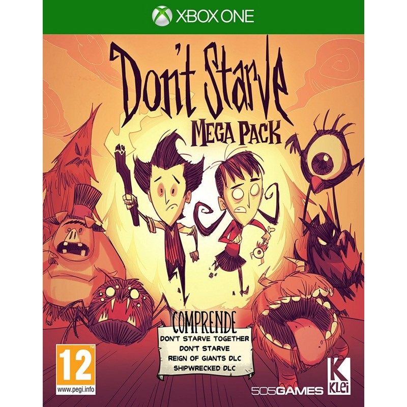Klei Entertainment Don't Starve Mega Pack, Xbox One Standard+Componente aggiuntivo+DLC ITA