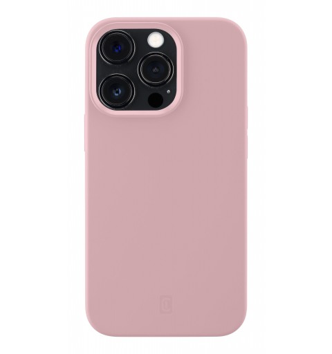 Cellularline Sensation - iPhone 13 Pro Custodia in silicone soft touch con tecnologia antibatterica Microban integrata Rosa