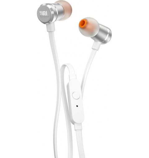 JBL T290 Casque Avec fil Ecouteurs Appels Musique Argent