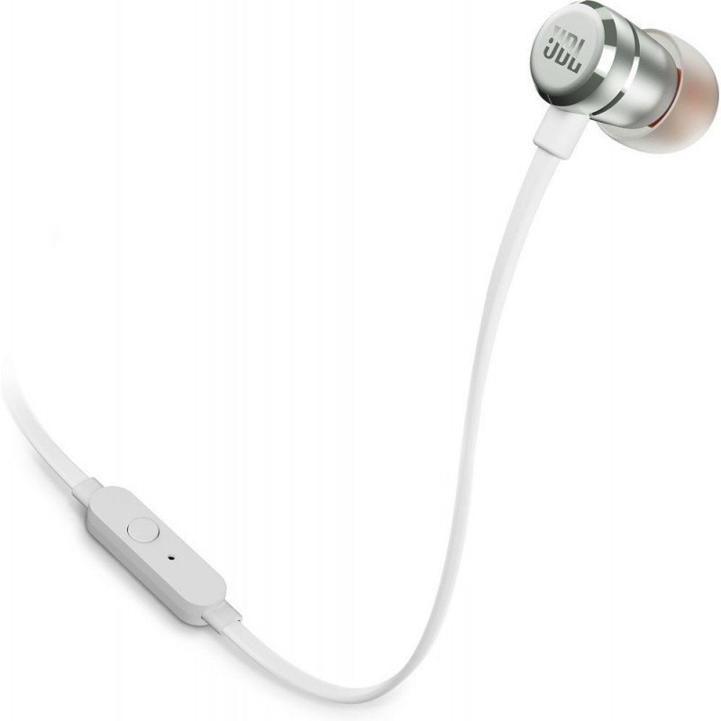 JBL T290 Casque Avec fil Ecouteurs Appels Musique Argent