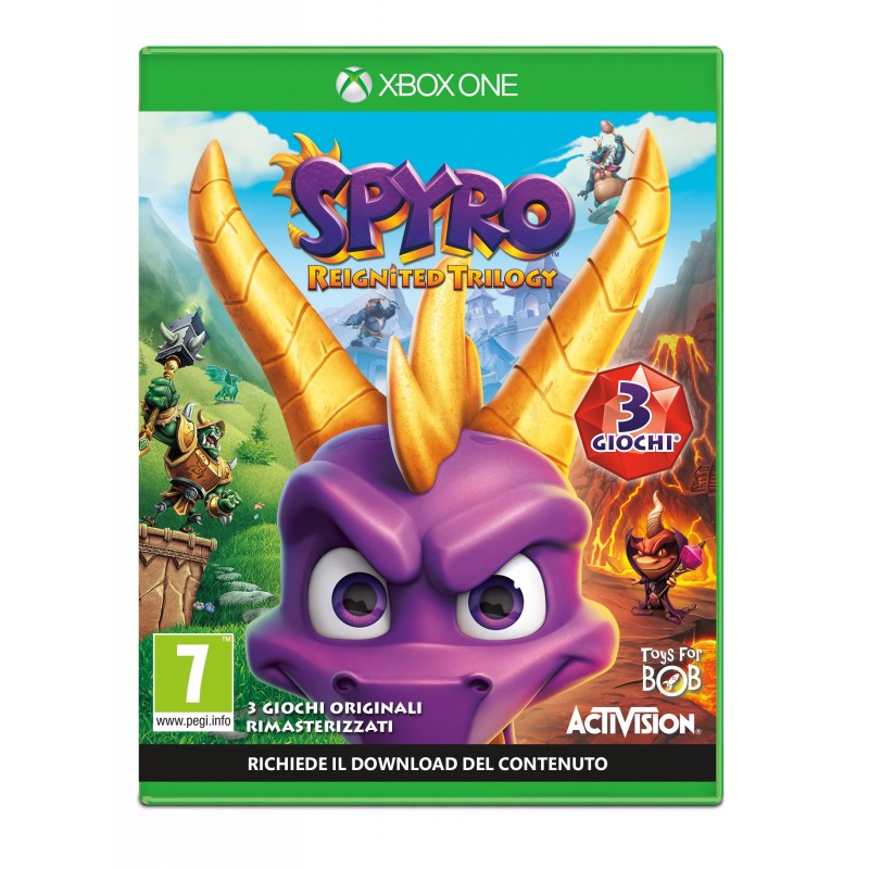 Microsoft Spyro Reignited Trilogy, Xbox One Estándar Italiano