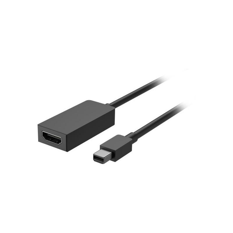 Microsoft EJT-00006 video cable adapter 0.15 m Mini DisplayPort HDMI Type A (Standard) Black