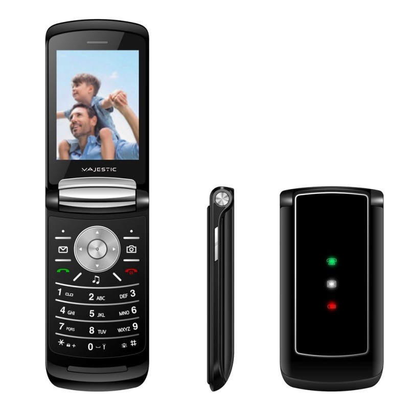 New Majestic Fly 7.11 cm (2.8") 119 g Black Feature phone