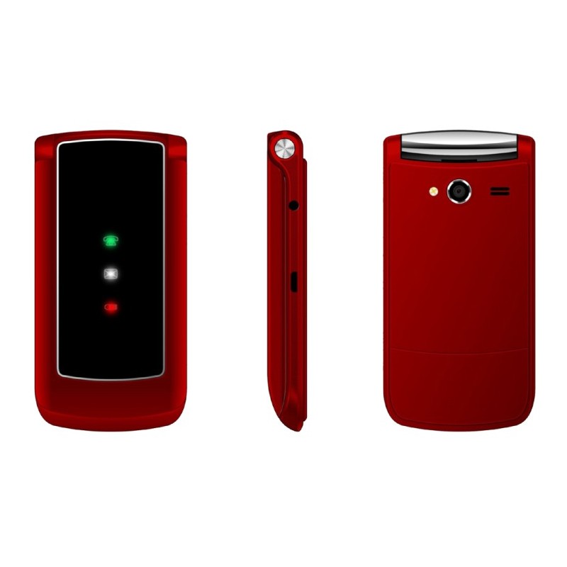 New Majestic Fly 7,11 cm (2.8") 119 g Rosso Telefono cellulare basico