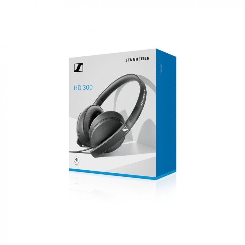 Sennheiser HD 300 Cuffie Cablato A Padiglione MUSICA Nero