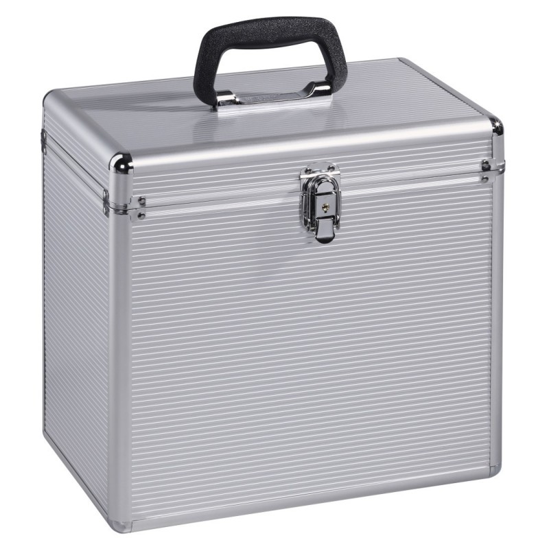 Hama 00181435 storage media case Microgroove record case Silver