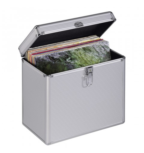 Hama 00181435 storage media case Microgroove record case Silver