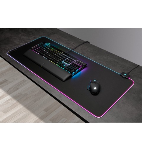 Corsair MM700 RGB Alfombrilla de ratón para juegos Negro