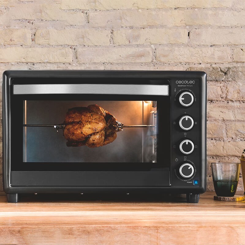 Cecotec Bake&Toast 750 Gyro Negro