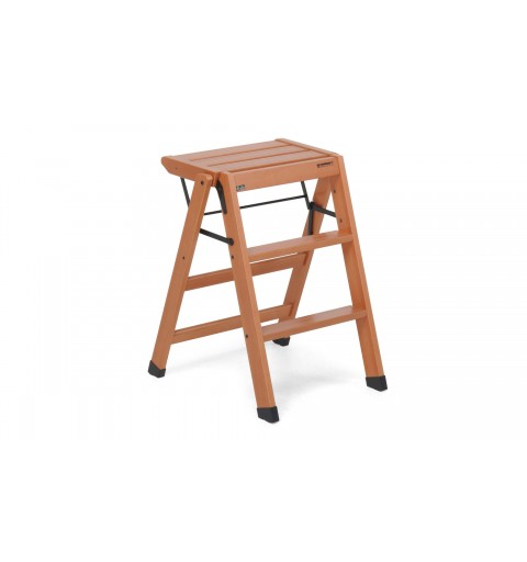 Foppapedretti LoSgabello step stool Beech, Metal, Plastic, Wood Black, Walnut