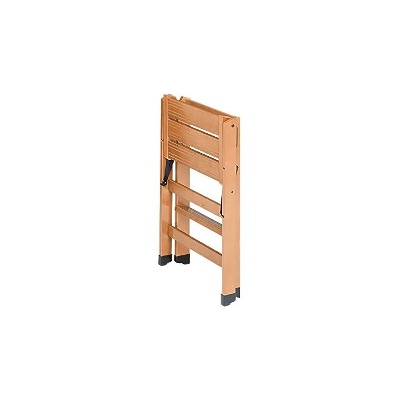 Foppapedretti LoSgabello step stool Beech, Metal, Plastic, Wood Black, Walnut