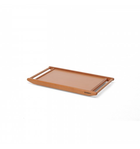 Foppapedretti Breakfast Plateau petit déjeuner Rectangle Noir, Noyer