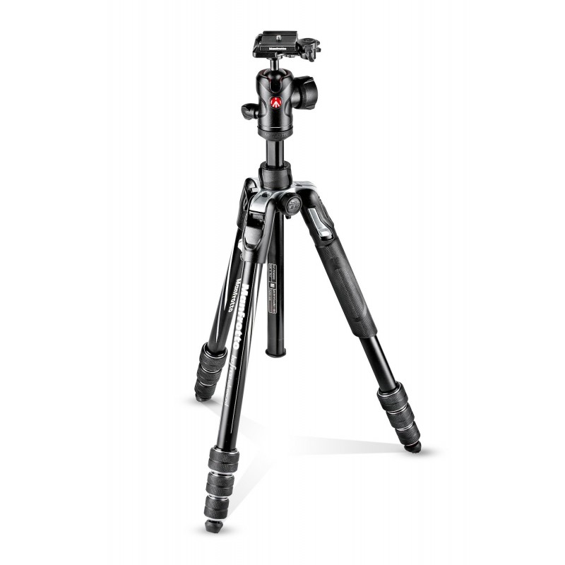 Manfrotto MKBFRTA4BK-BH treppiede 3 gamba gambe Nero, Argento