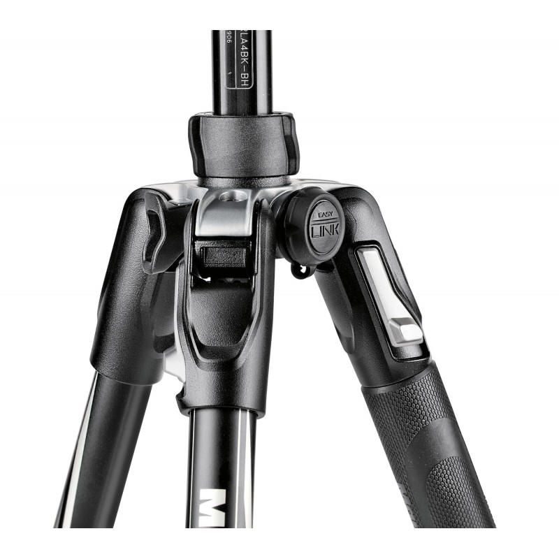 Manfrotto MKBFRTA4BK-BH tripode 3 pata(s) Negro, Plata