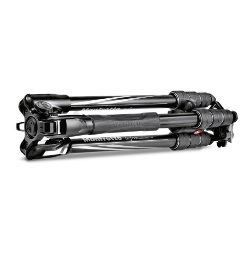 Manfrotto MKBFRTA4BK-BH trépied 3 pieds Noir, Argent