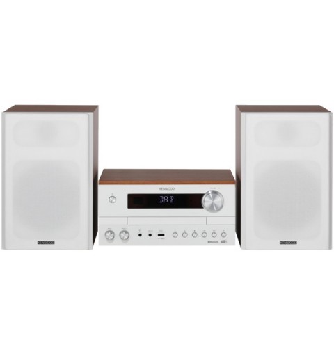 Kenwood M-820DAB Home audio micro system 50 W White, Wood