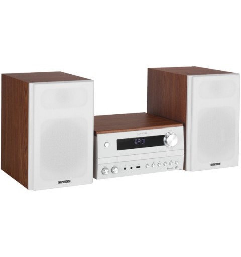 Kenwood M-820DAB Microsistema audio per la casa 50 W Bianco, Legno