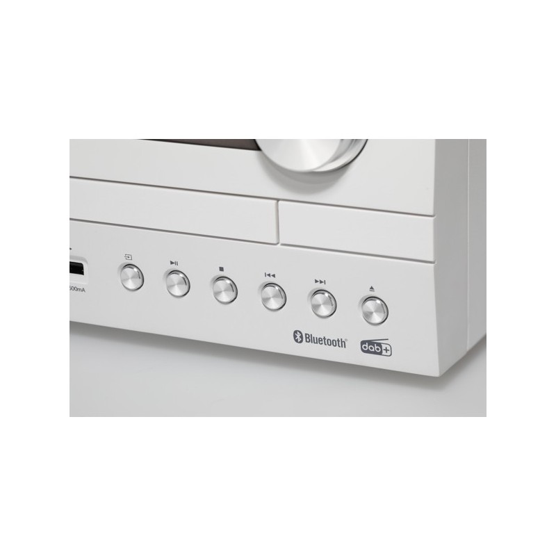 Kenwood M-820DAB Microsistema audio per la casa 50 W Bianco, Legno