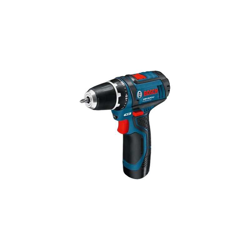 Bosch GSR 10,8-2-LI Sans clé 950 g Noir, Bleu