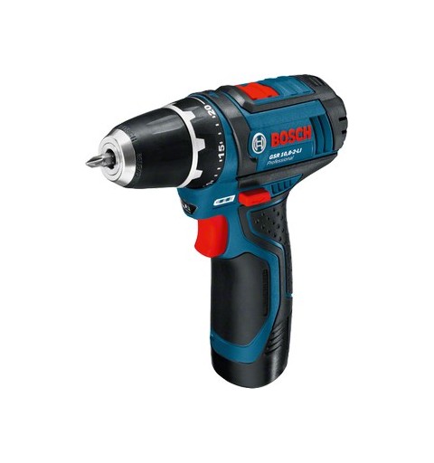 Bosch GSR 10,8-2-LI Ohne Schlüssel 950 g Schwarz, Blau