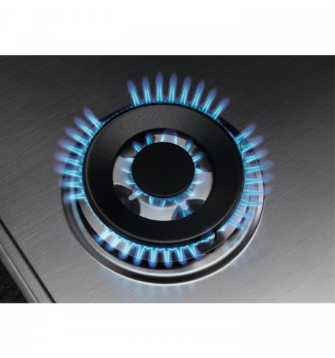 AEG 949 640 849 hob Silver Built-in 60 cm Gas 4 zone(s)