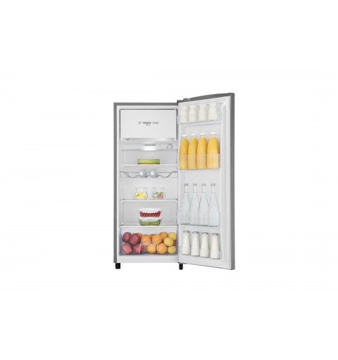 Hisense RR220D4ADF Kühlschrank mit Gefrierfach Freistehend 165 l F Silber