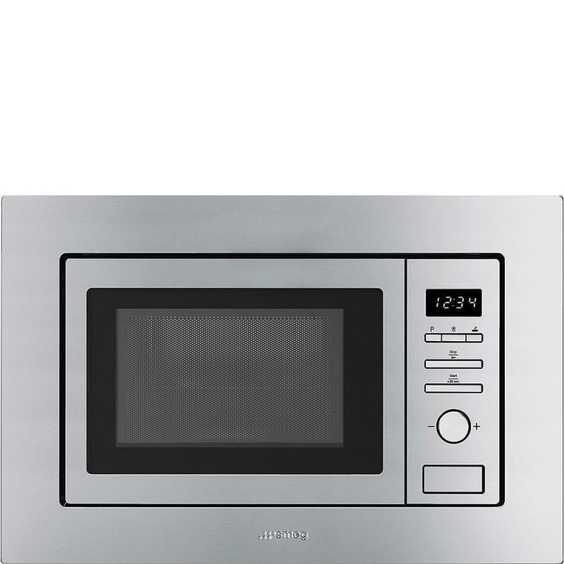 Smeg FMI020X forno a microonde Da incasso Microonde con grill 20 L 800 W Acciaio inossidabile