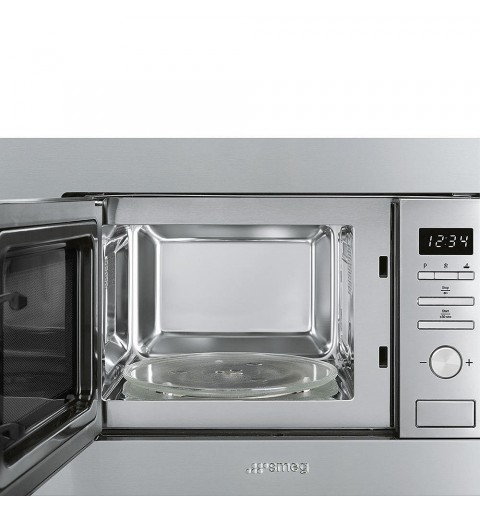 Smeg FMI020X forno a microonde Da incasso Microonde con grill 20 L 800 W Acciaio inossidabile