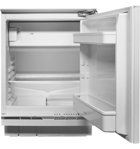 Indesit 859991603080 frigo combine Intégré (placement) 126 L F Acier inoxydable