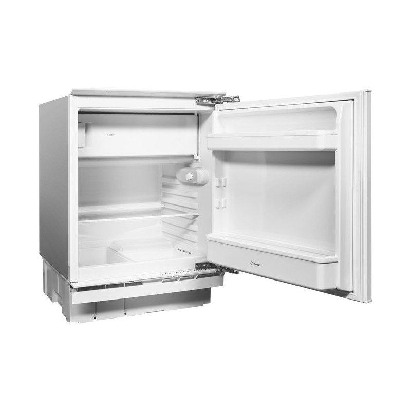 Indesit 859991603080 combi-fridge Built-in 126 L F Stainless steel