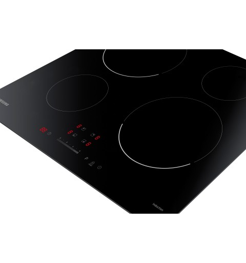 Samsung NZ64T3707AK Black Built-in 60 cm Zone induction hob 4 zone(s)