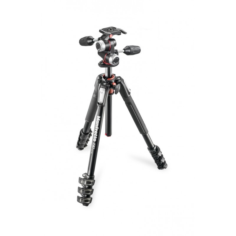 Manfrotto MK190XPRO4-3W tripode Digitales cámaras de película 3 pata(s) Negro