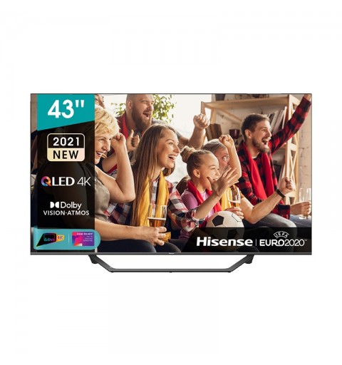 Hisense A72GQ 43A72GQ TV 109,2 cm (43") 4K Ultra HD Smart TV Wi-Fi Nero, Grigio