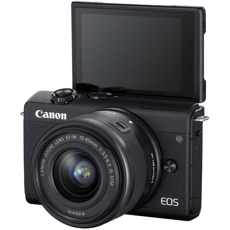 Canon EOS M200 BK M15-45 S+SB130+16GB EU MILC 24,1 MP CMOS 6000 x 4000 Pixel Schwarz