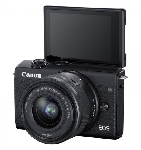 Canon EOS M200 BK M15-45 S+SB130+16GB EU MILC 24,1 MP CMOS 6000 x 4000 Pixel Schwarz