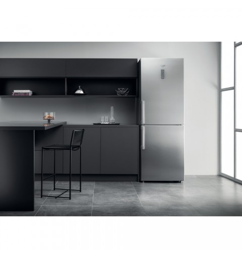 Hotpoint HA70BE 72 X frigorifero con congelatore Libera installazione 444 L E Acciaio inossidabile