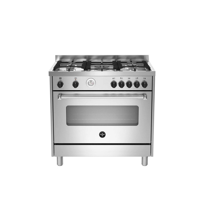 Bertazzoni La Germania Americana SVH0JEA1X4D03 cocina Cocina independiente Encimera de gas Acero inoxidable A