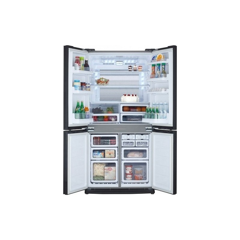 Sharp SJ-EX820F2SL frigo américain Autoportante 605 L F Argent