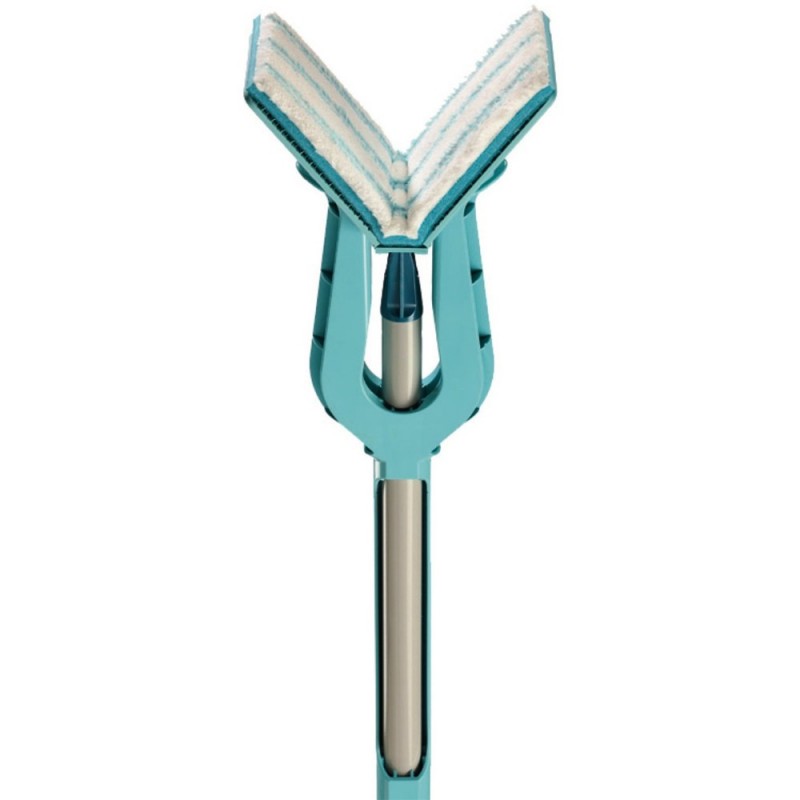 Leifheit 57023 balai à franges et balai-éponge Fibre Aluminium, Turquoise