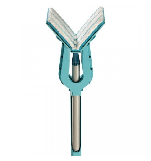 Leifheit 57023 spazzolone Fibra Alluminio, Turchese